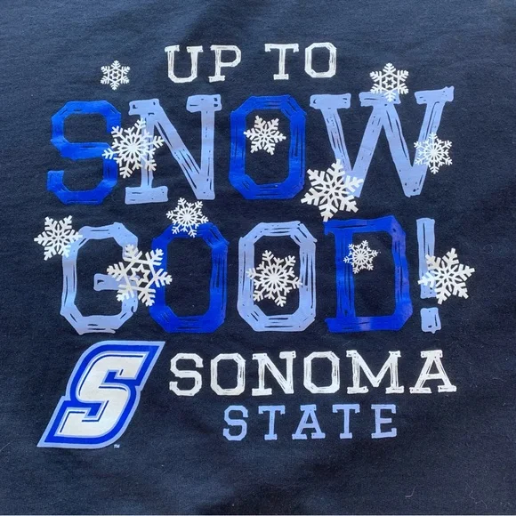 Champion Christmas‎ Sonoma State Sweatshirt  Size L - Picture 2 of 8
